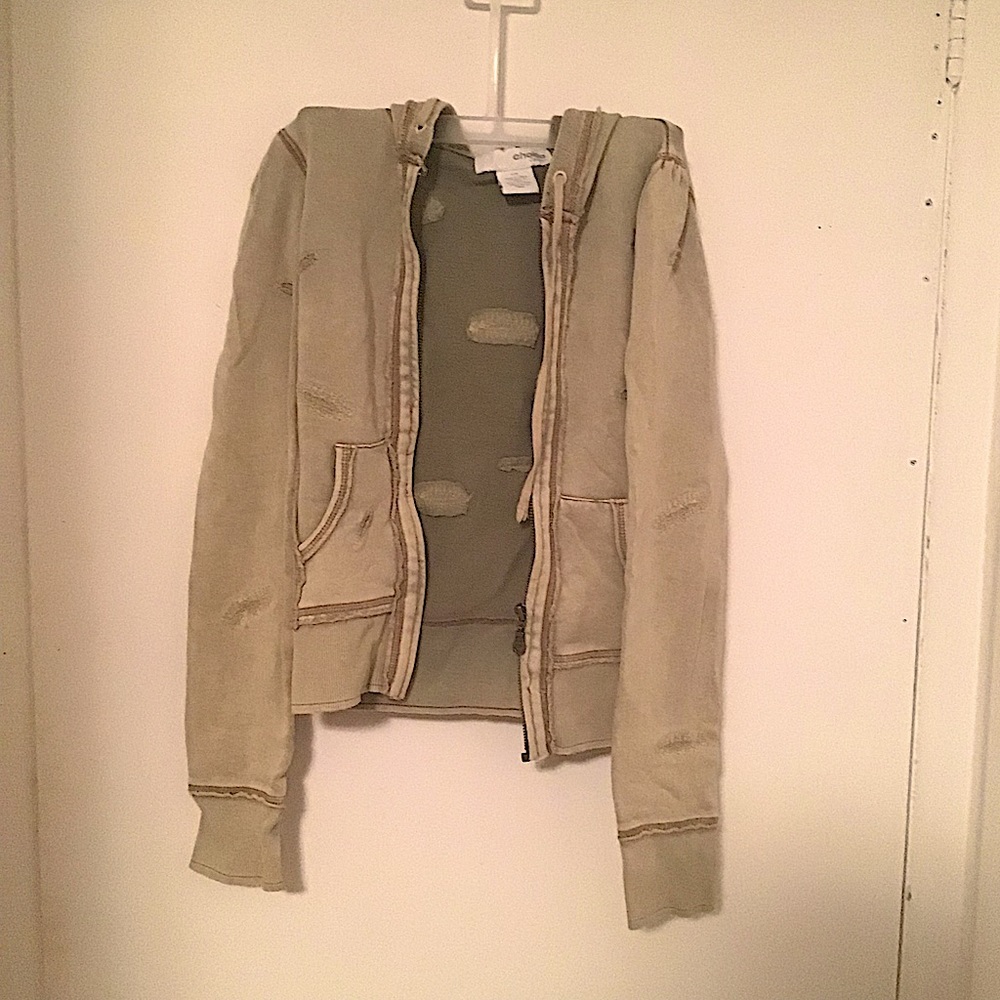 Army Green Vintage Age 9-12 Girl’s Hoodie- Calvin Klein